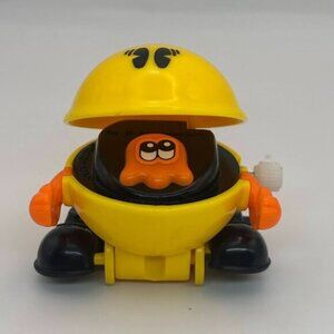Tomy Macao Pac-Man Wind Up Chomp a Ghost Toy Vintage Bally Midway 1980's